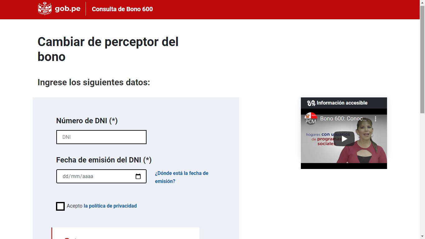 Cómo cambiar al responsable de cobrar