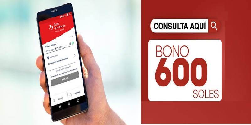 Bono 600 a través de Banca celular del Banco de la Nación