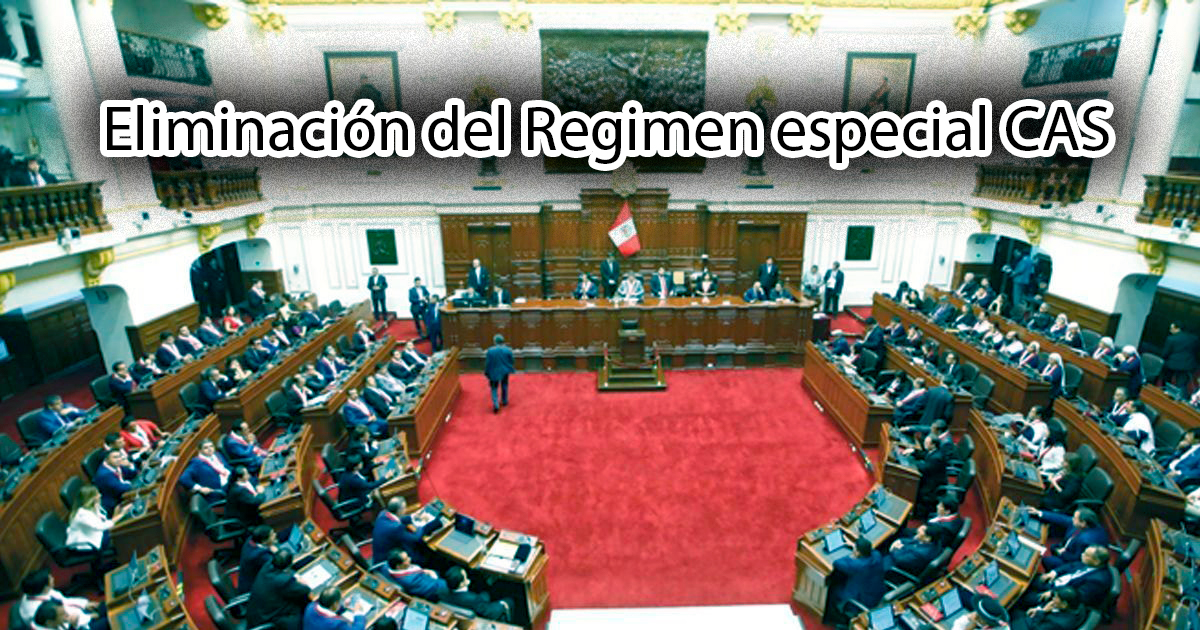 Eliminación del régimen especial CAS