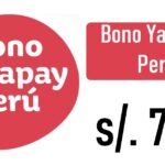 Bono Yanapay Perú de 700 soles