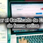 solicitar el Certificado de Estudios de forma online