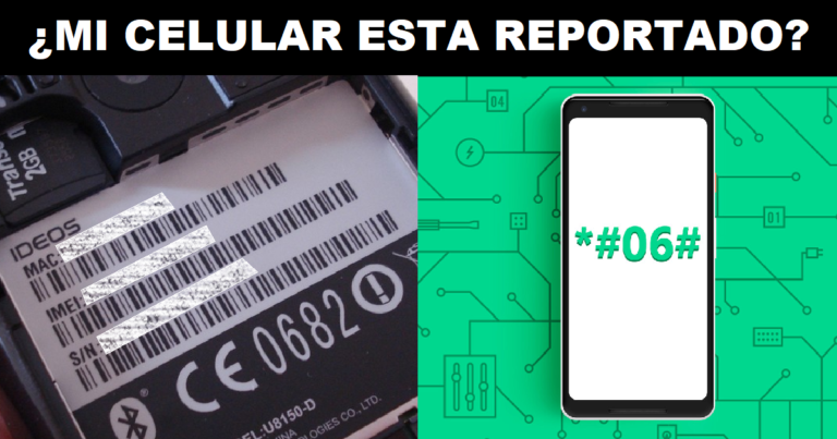 ¿Cómo saber si el IMEI de un celular se encuentra reportado como robado?