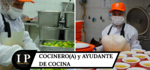 COCINERO y AYUDANTE DE COCINA