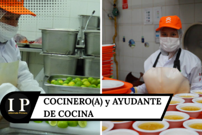 COCINERO y AYUDANTE DE COCINA