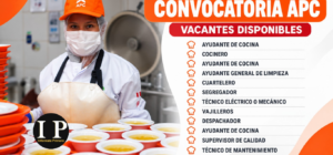 APC abre convocatoria laboral
