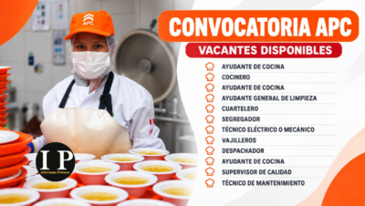 APC abre convocatoria laboral