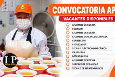 APC abre convocatoria laboral