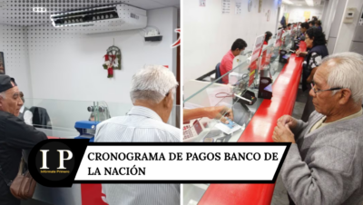 Cronograma de pagos Banco de la Nación