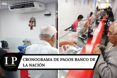 Cronograma de pagos Banco de la Nación