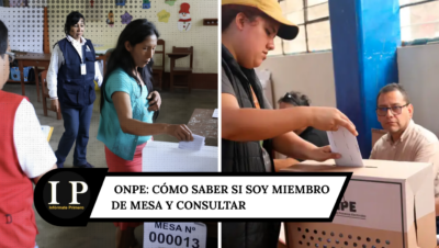 ONPE: cómo saber si soy miembro de mesa y consultar
