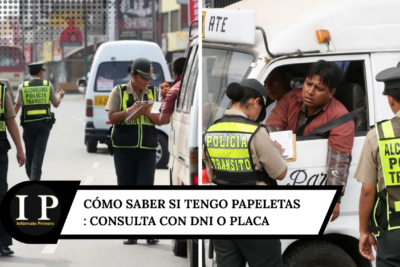 Cómo saber si tengo papeletas: consulta con DNI o placa