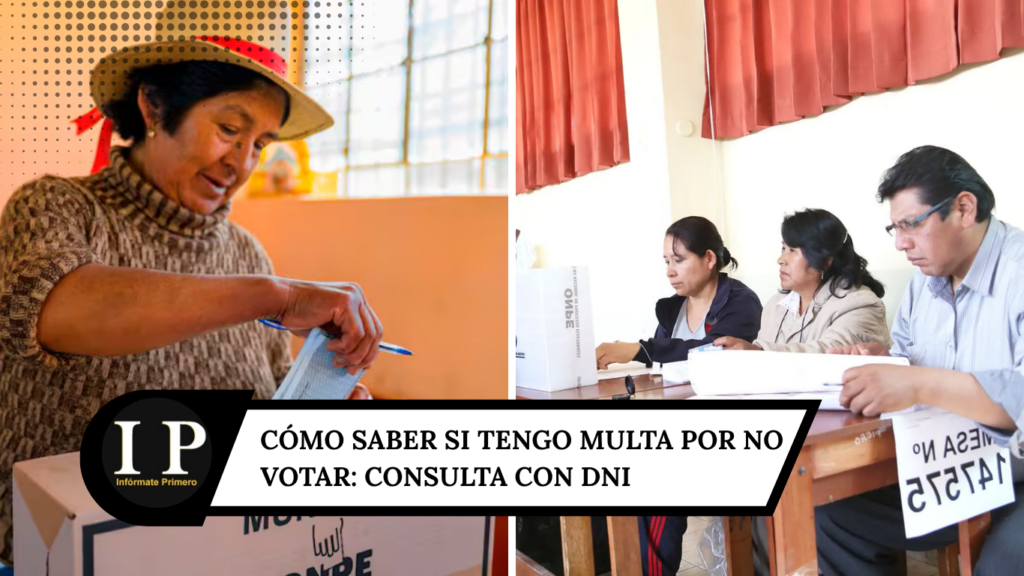 Cómo saber si tengo multa por no votar: consulta con DNI