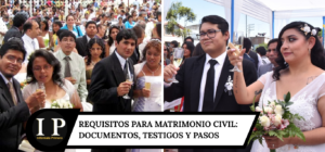 Requisitos para matrimonio civil 2026: documentos, testigos y pasos para casarse por civil en Perú