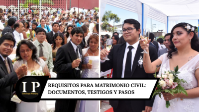 Requisitos para matrimonio civil 2026: documentos, testigos y pasos para casarse por civil en Perú