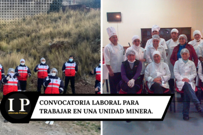 convocatoria laboral para trabajar en una unidad minera